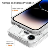 iPhone 15 Pro Hybrid Plastic Case - Transparent