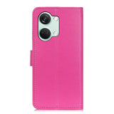 OnePlus Nord 3 (5G) Litchi Leather Case w. Wallet - Pink