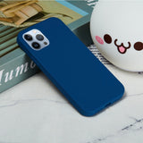 iPhone 15 Pro Silicone Case - Navy Blue