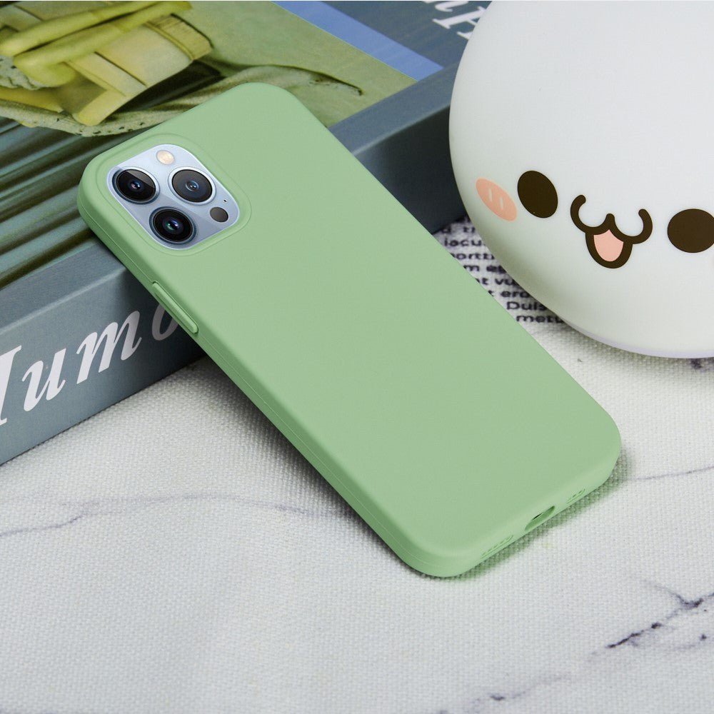 iPhone 15 Pro Max Silicone Case - Mint Green