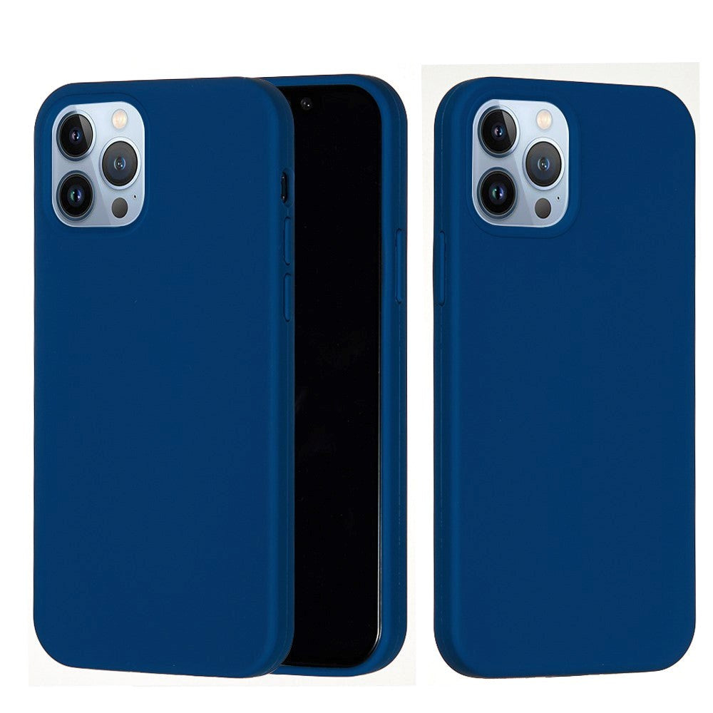 iPhone 15 Pro Max Silicone Case - Navy Blue