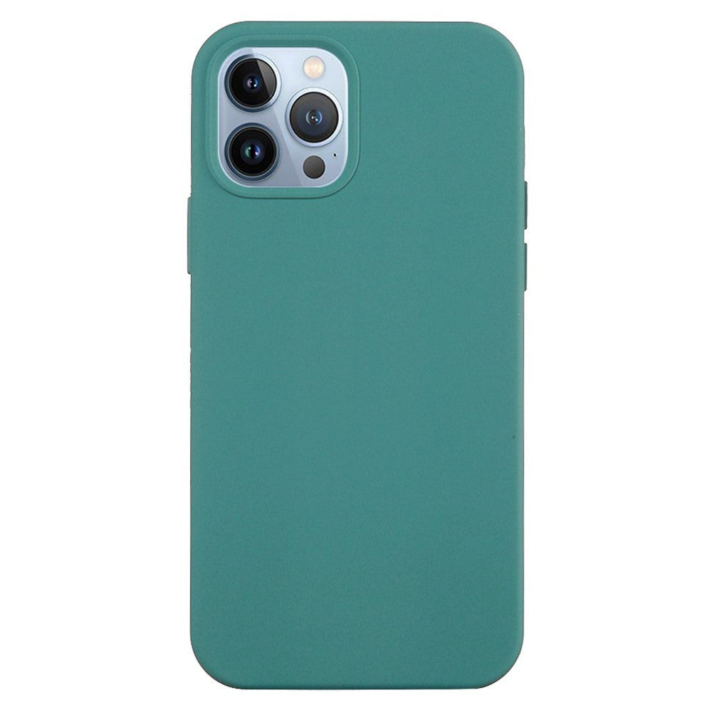 iPhone 15 Pro Max Silicone Case - Dark Green