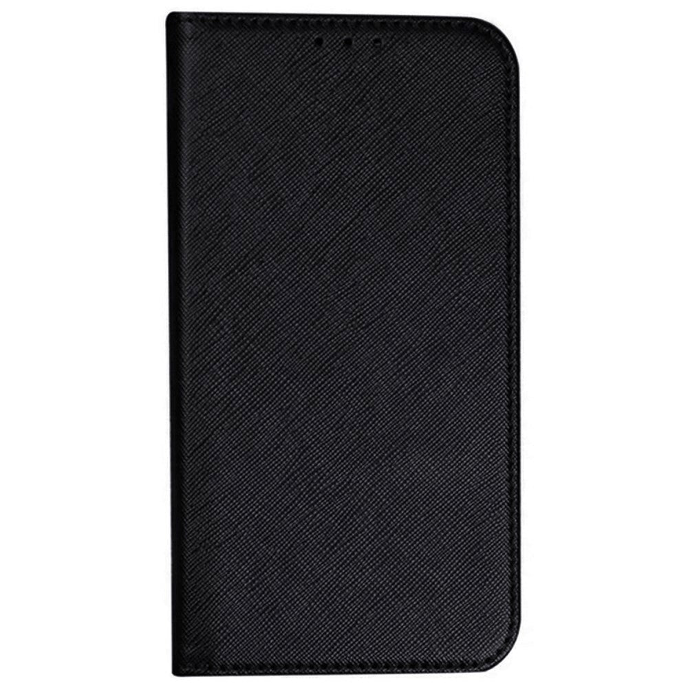 Huawei P60 Pro Leather Flip Case with Wallet and Stand Function - Black