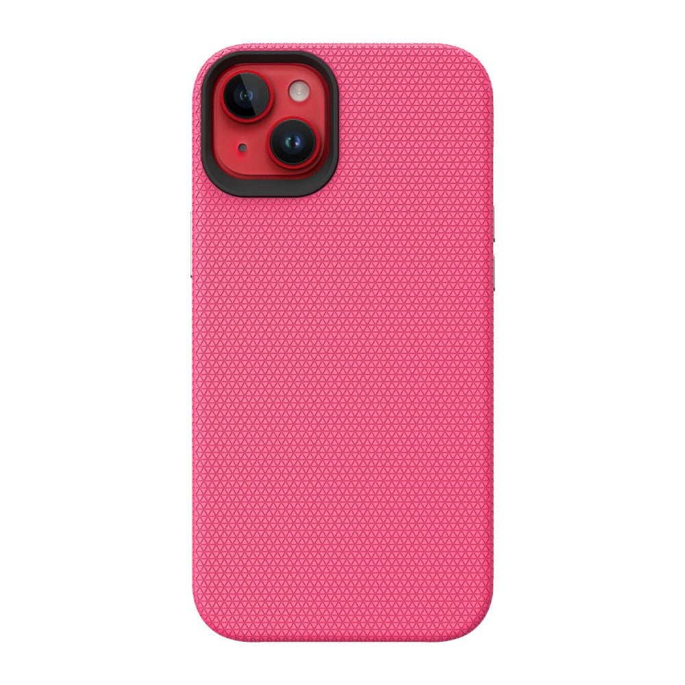 iPhone 15 Shockproof Plastic Case - Pink