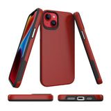 iPhone 15 Plus Shockproof Tough Case - Red