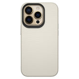 iPhone 15 Pro Max Shockproof Plastic Case - Champagne Gold