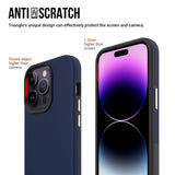 iPhone 15 Pro Max Shockproof Plastic Case - Navy Blue