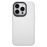 iPhone 15 Pro Max Shockproof Plastic Case - Silver