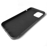 iPhone 15 Flexible Plastic Case w. Magnetic Ring Kickstand - Black w. Silver Ring