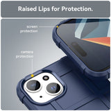 iPhone 15 Rugged Shield Series Tough Case - Blue