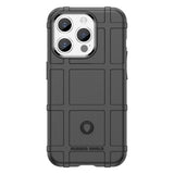 iPhone 15 Pro Max Rugged Shield Series Tough Case - Black