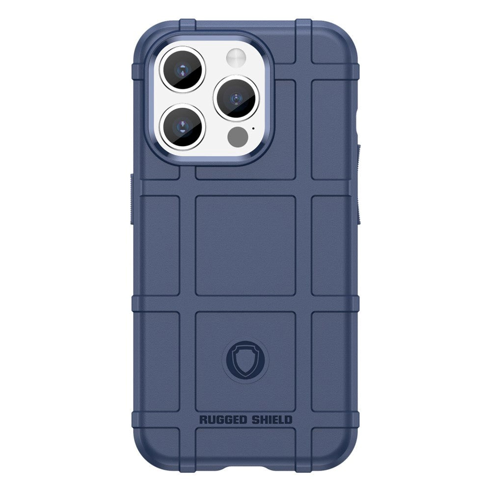 iPhone 15 Pro Max Rugged Shield Series Tough Case - Dark Blue