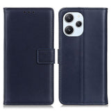 Xiaomi Redmi 12 (4G) / 12 (5G) / Poco M6 Pro (5G) Leather Wallet Case & Kickstand - Blue