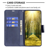 Samsung Galaxy S23 FE Leather Wallet Flip Case - Blue