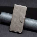 Samsung Galaxy S23 FE Leather Wallet Flip Case - Grey