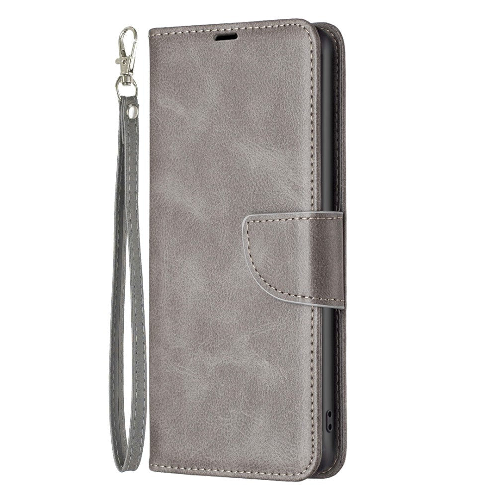 Samsung Galaxy S23 FE Leather Wallet Flip Case - Grey