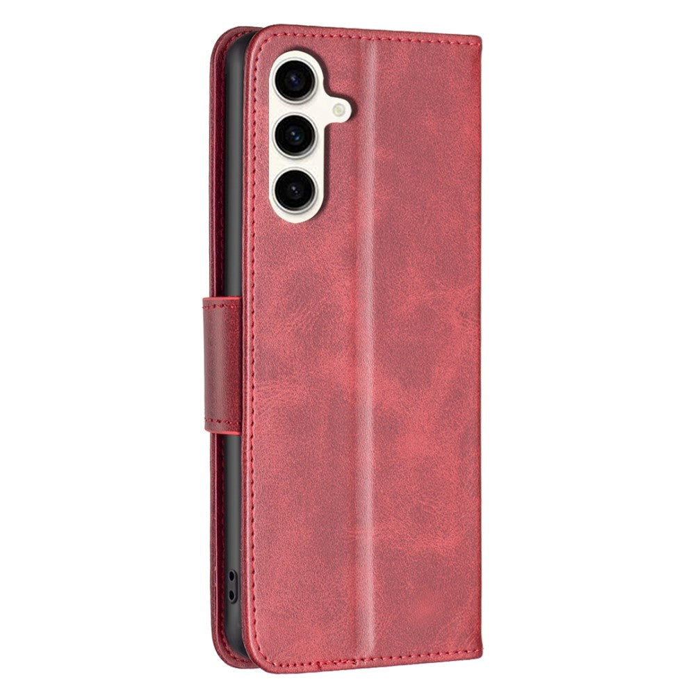 Samsung Galaxy S23 FE Leather Wallet Flip Case - Red