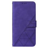 Samsung Galaxy S23 FE Leather Flip Cover with Wallet and Shoulder Strap - Purple