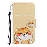 Samsung Galaxy S23 FE Artificial Leather Flip Case with Strap & Purse - "Don't Touch Me"