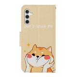 Samsung Galaxy S23 FE Artificial Leather Flip Case with Strap & Purse - "Don't Touch Me"