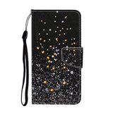 Samsung Galaxy S23 FE Artificial Leather Flip Case with Strap & Purse - Stars