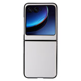 Motorola Razr 40 Ultra Slim Leather Case - White