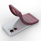 EIDERWOOD Motorola Edge 40 Flexible Plastic Case - Wine Red