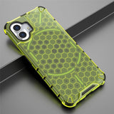 Nothing Phone (2) Honeycomb Pattern Hybrid Case - Green