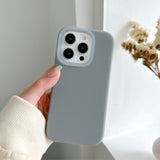 iPhone 15 Pro Max Jelly Silicone Case - Grey