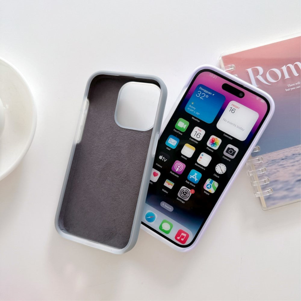 iPhone 15 Pro Max Jelly Silicone Case - Grey