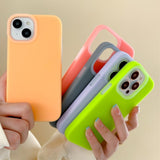 iPhone 15 Pro Jelly Silicone Case - Orange