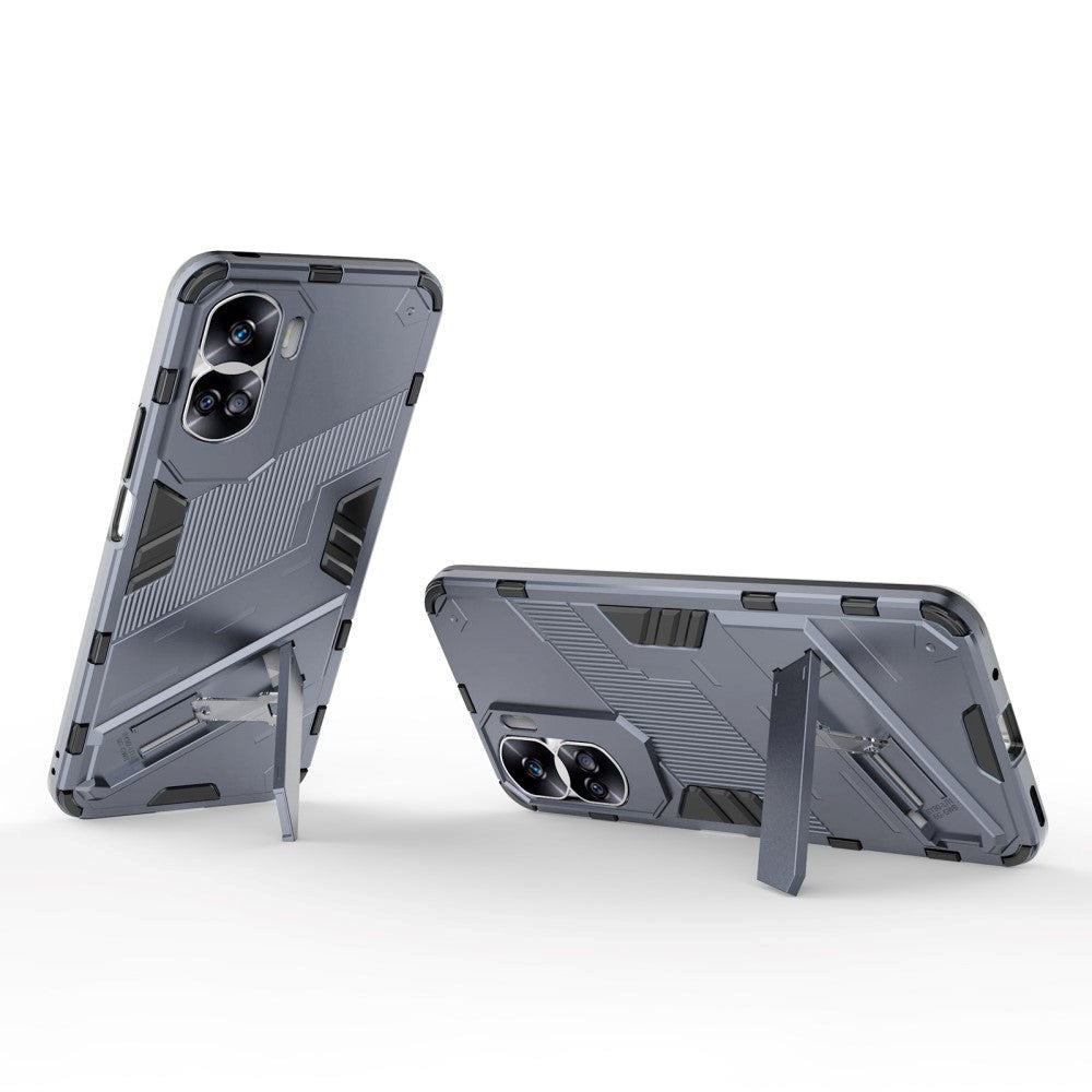 Honor 90 Lite Hybrid Tough Case with Kickstand - Grey