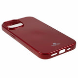 GOOSPERY iPhone 15 Flexible Plastic Back Case - Dark Red