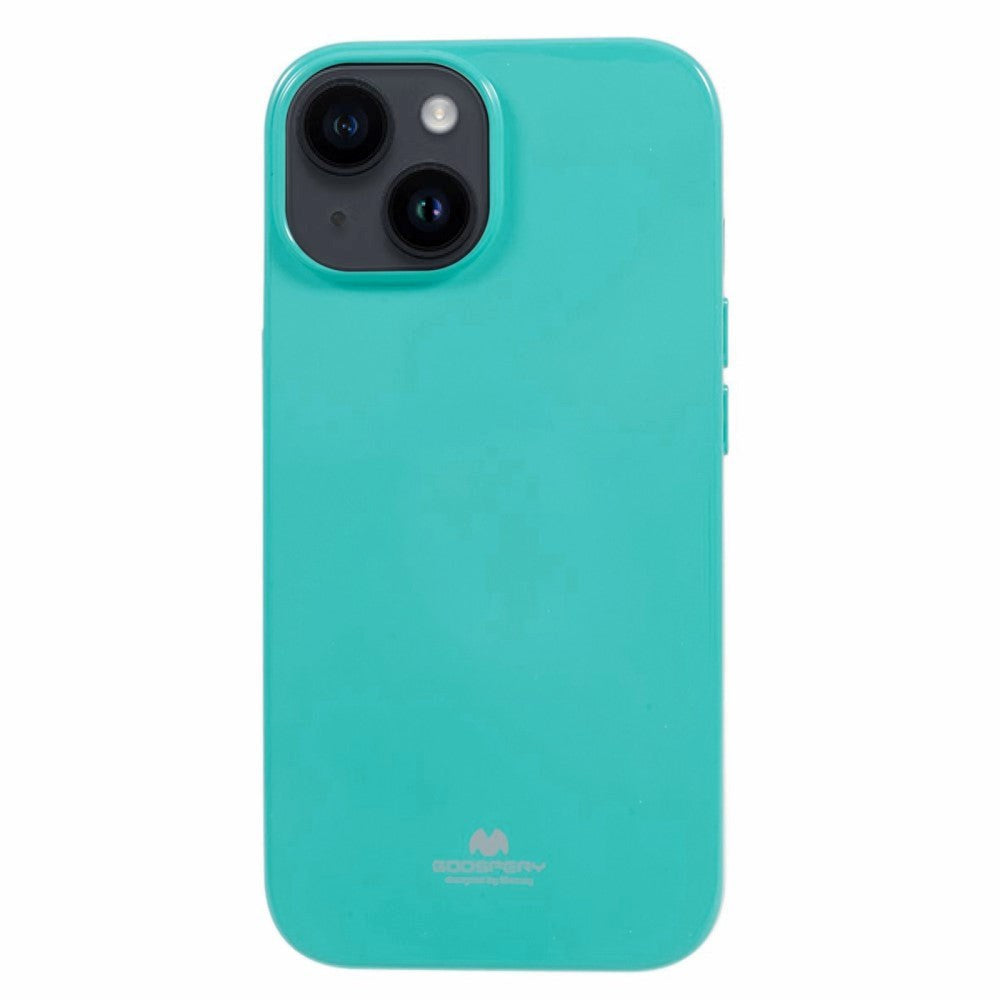 GOOSPERY iPhone 15 Flexible Plastic Back Case - Turquoise