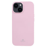 GOOSPERY iPhone 15 Flexible Plastic Back Case - Pink