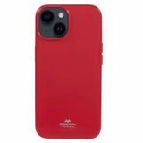 GOOSPERY iPhone 15 Flexible Plastic Back Case - Red