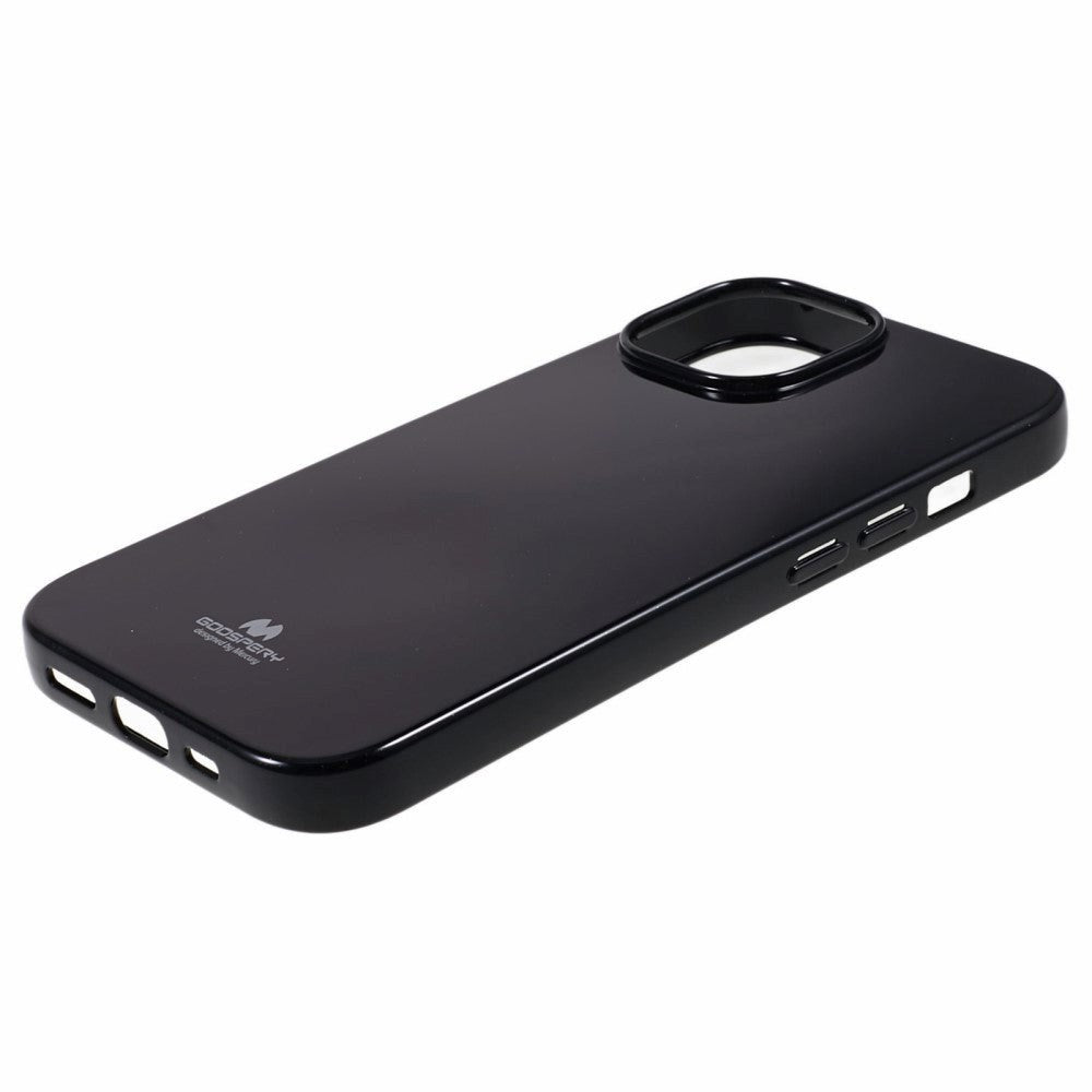 GOOSPERY iPhone 15 Flexible Plastic Back Case - Black