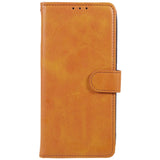 Samsung Galaxy M34 (5G) / F34 (5G) Leather Case with Wallet and Strap - Brown