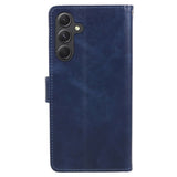 Samsung Galaxy M34 (5G) / F34 (5G) Leather Case with Wallet and Strap - Blue