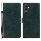 Samsung Galaxy M34 (5G) / F34 (5G) Leather Case with Wallet and Strap - Dark Green