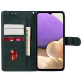 Samsung Galaxy M34 (5G) / F34 (5G) Leather Case with Wallet and Strap - Dark Green