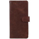 Samsung Galaxy M34 (5G) / F34 (5G) Leather Case with Wallet and Strap - Dark Brown