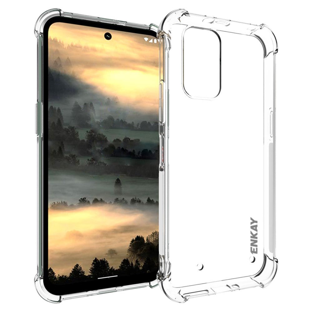 Nokia XR21 Enkay Anti-Slip Plastic Case - Transparent