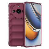 EIDERWOOD Realme 11 Pro+ 5G / 11 Pro 5G Flexible Plastic Case - Wine Red