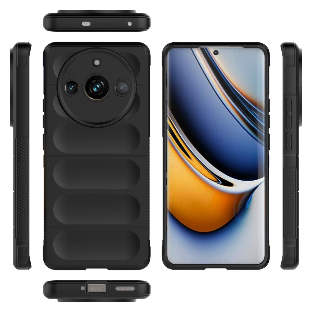 EIDERWOOD Realme 11 Pro+ 5G / 11 Pro 5G Flexible Plastic Case - Black