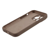 EIDERWOOD iPhone 13 Pro Hybrid Silicone Case - Brown