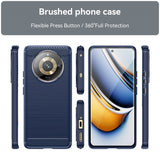 Realme 11 Pro+ 5G / 11 Pro 5G Brushed Carbon Case - Blue