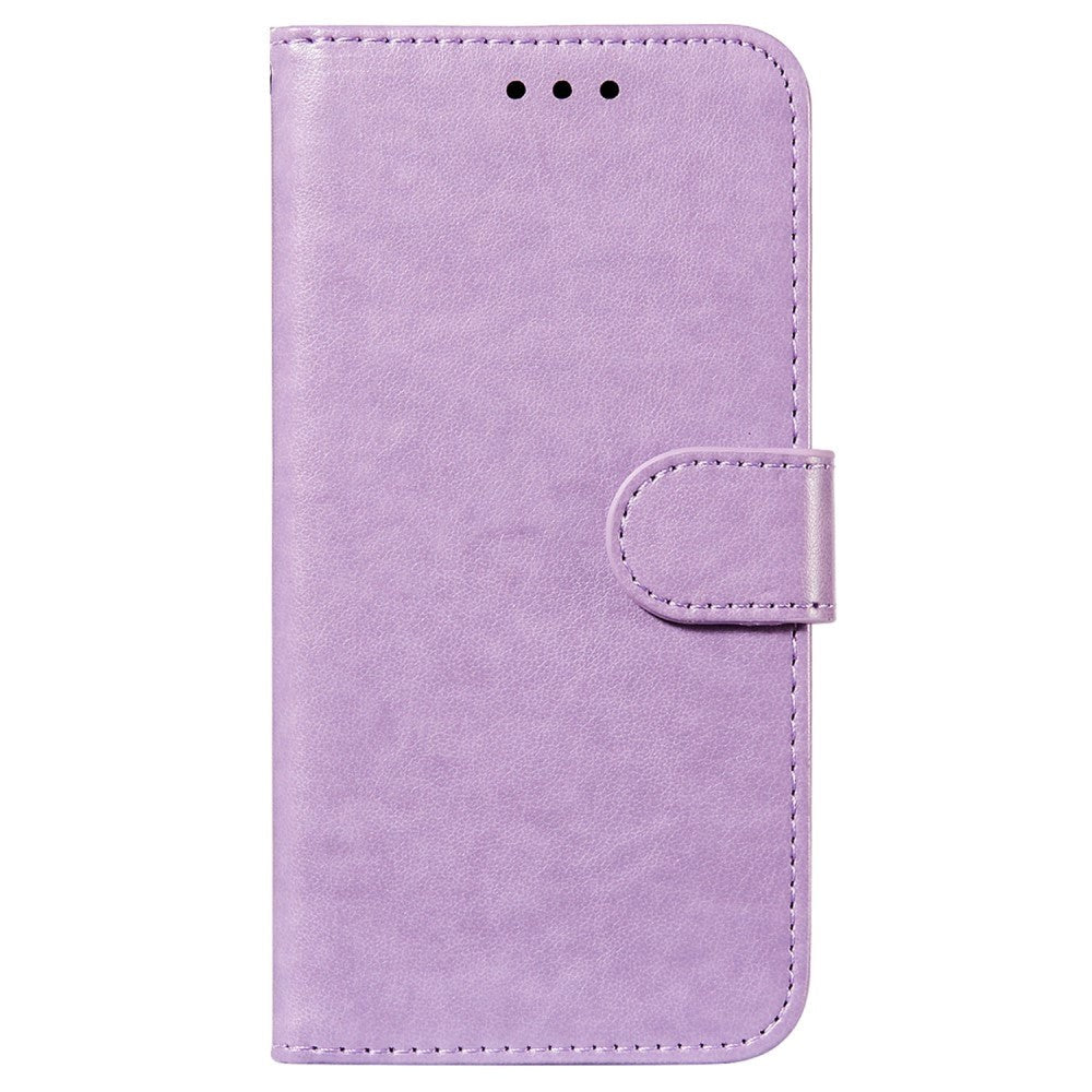 Xiaomi Redmi 12C Leather Case with Wallet and Strap - Purple