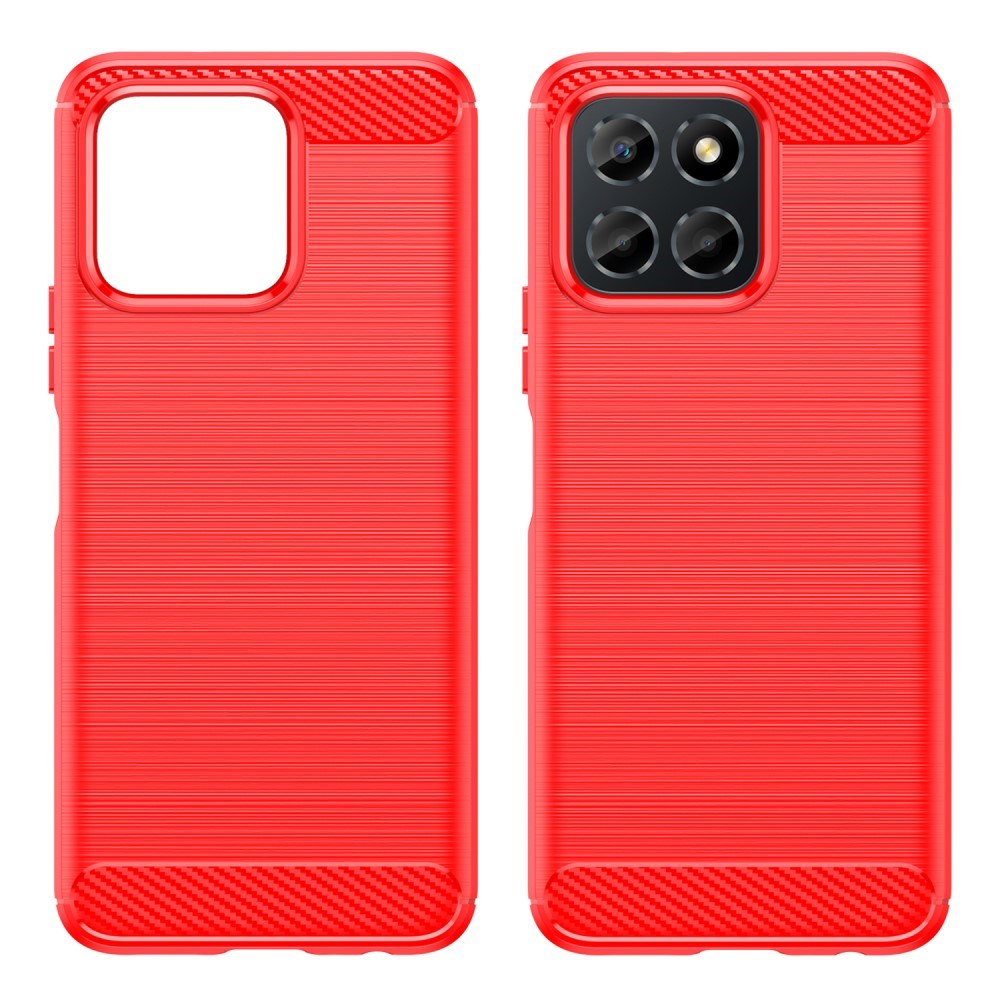 Honor 70 Lite Brushed Carbon Case - Red