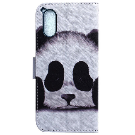 Sony Xperia 5 V Leather Flip Case w. Wallet - Panda